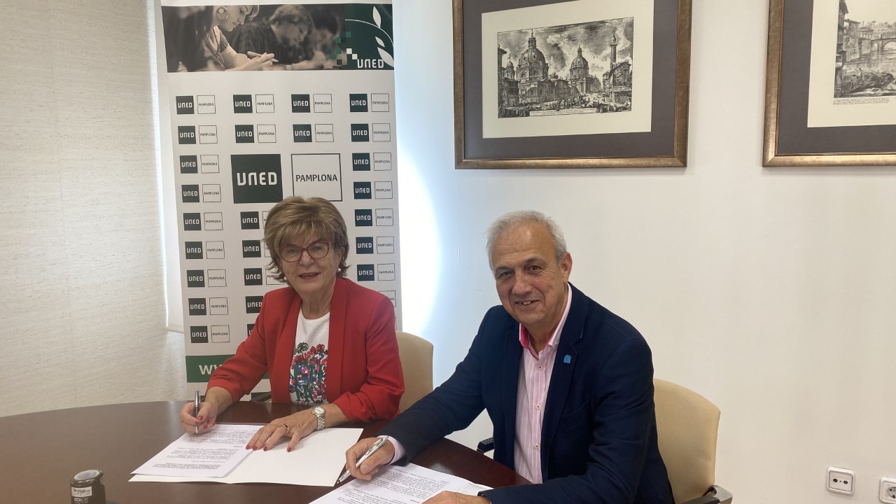 Convenio de colaboración entre UNED Pamplona y Los Amigos del Camino de Santiago Estella-Lizarra
